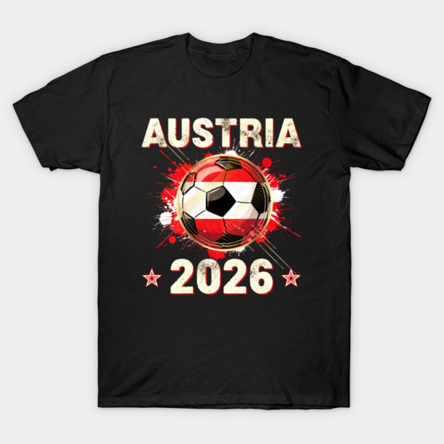 World Cup 2026 Austria Soccer Ball North America - Austrian Fan Gift - T-Shirt, Sweatshirt, Hoodie