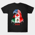 Pastel Eagle Canada Mexico USA Symbolic Soccer 2026 - T-Shirt, Sweatshirt, Hoodie