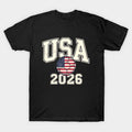 Vintage USA Soccer Ball American World Cup 2026 - T-Shirt, Sweatshirt, Hoodie
