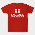 England FIFA World Cup 2026 - T-Shirt, Sweatshirt, Hoodie