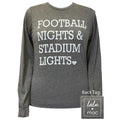 Girlie Girl Originals Lulu Mac Preppy Football Nights - Adult & Kids T-Shirts, Sweatshirts & Hoodies apparel design preview 1