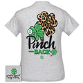 Girlie Girl Originals I Pinch Back Leopard Shamrock - Adult & Kids T-Shirts, Sweatshirts & Hoodies apparel design preview 1