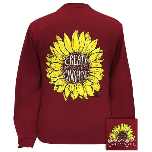 Girlie Girl Originals Preppy Create Your Own Sunshine - Adult & Kids T-Shirts, Sweatshirts & Hoodies apparel design preview 2