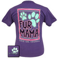 Girlie Girl Originals Preppy Fur Mama - Adult & Kids T-Shirts, Sweatshirts & Hoodies apparel design preview 1