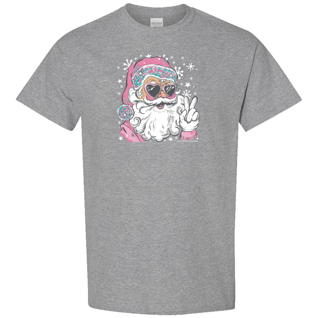 Southern Couture Soft Disco Santa Holiday - Adult & Kids T-Shirts, Sweatshirts & Hoodies apparel design preview 2