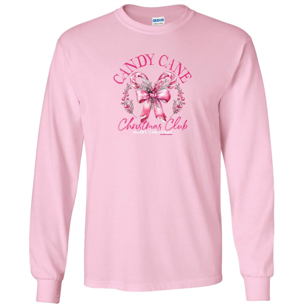 Southern Couture Soft Candy Cane Christmas Club - Adult & Kids T-Shirts, Sweatshirts & Hoodies apparel design preview 2
