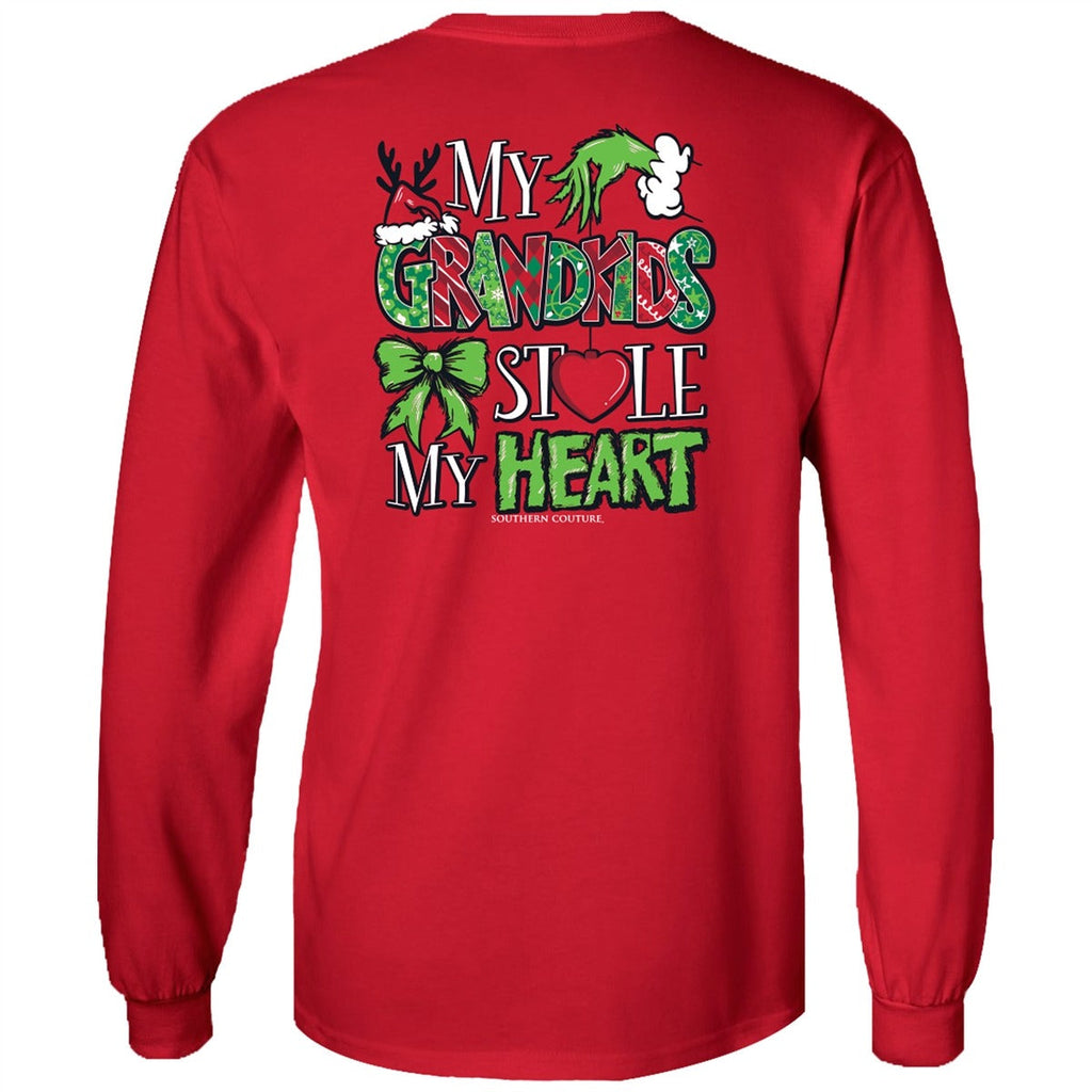 Southern Couture Classic My Grandkids Stole Heart - Adult & Kids T-Shirts, Sweatshirts & Hoodies apparel design preview 2