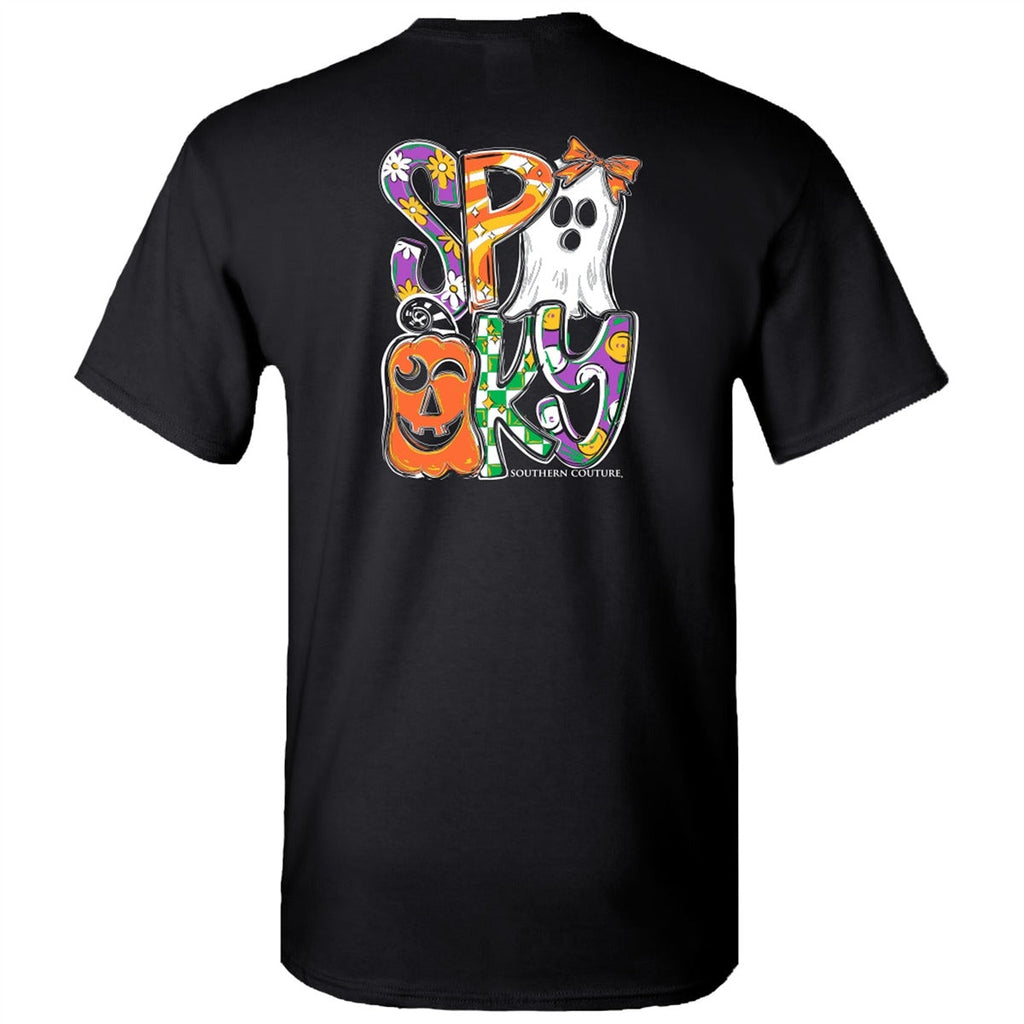 Southern Couture Classic Pattern Letter Spooky Fall - Adult & Kids T-Shirts, Sweatshirts & Hoodies apparel design preview 2