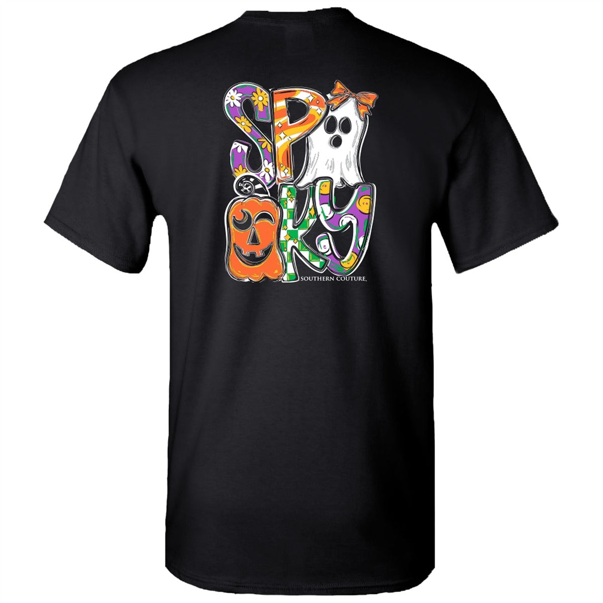 Southern Couture Classic Pattern Letter Spooky Fall - Adult & Kids T-Shirts, Sweatshirts & Hoodies apparel design preview 2