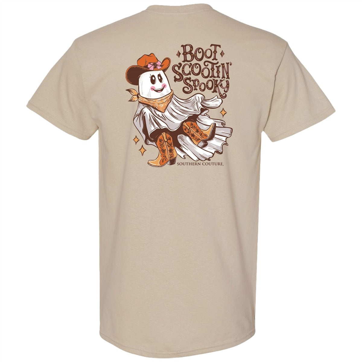 Southern Couture Classic Boot Scootin Spooky Fall - Adult & Kids T-Shirts, Sweatshirts & Hoodies apparel design preview 2