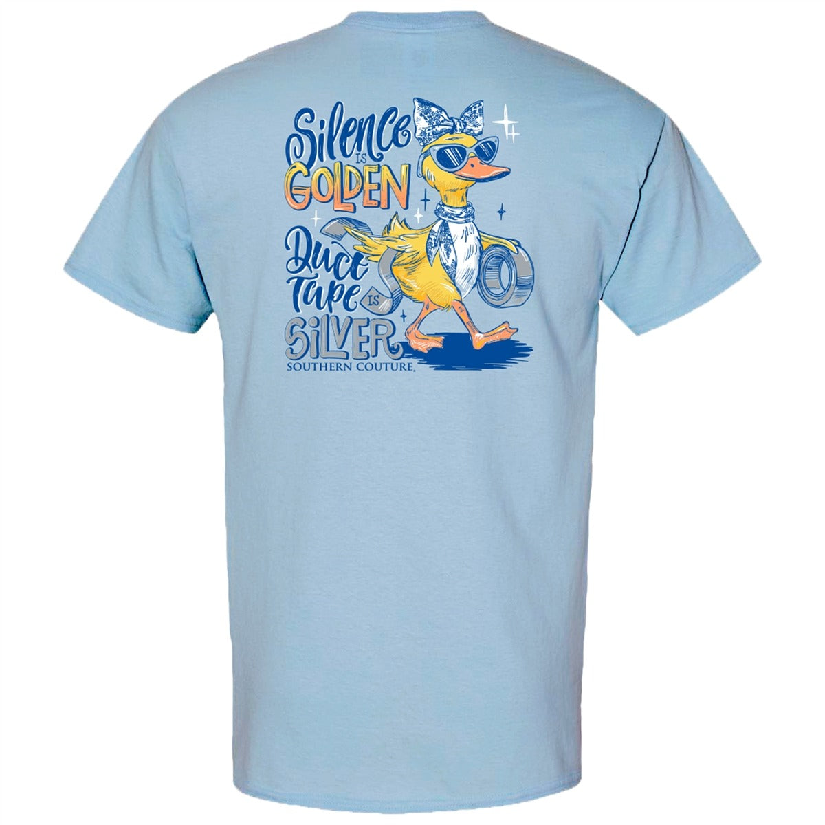 Southern Couture Classic Silence Is Golden Duck - Adult & Kids T-Shirts, Sweatshirts & Hoodies apparel design preview 2