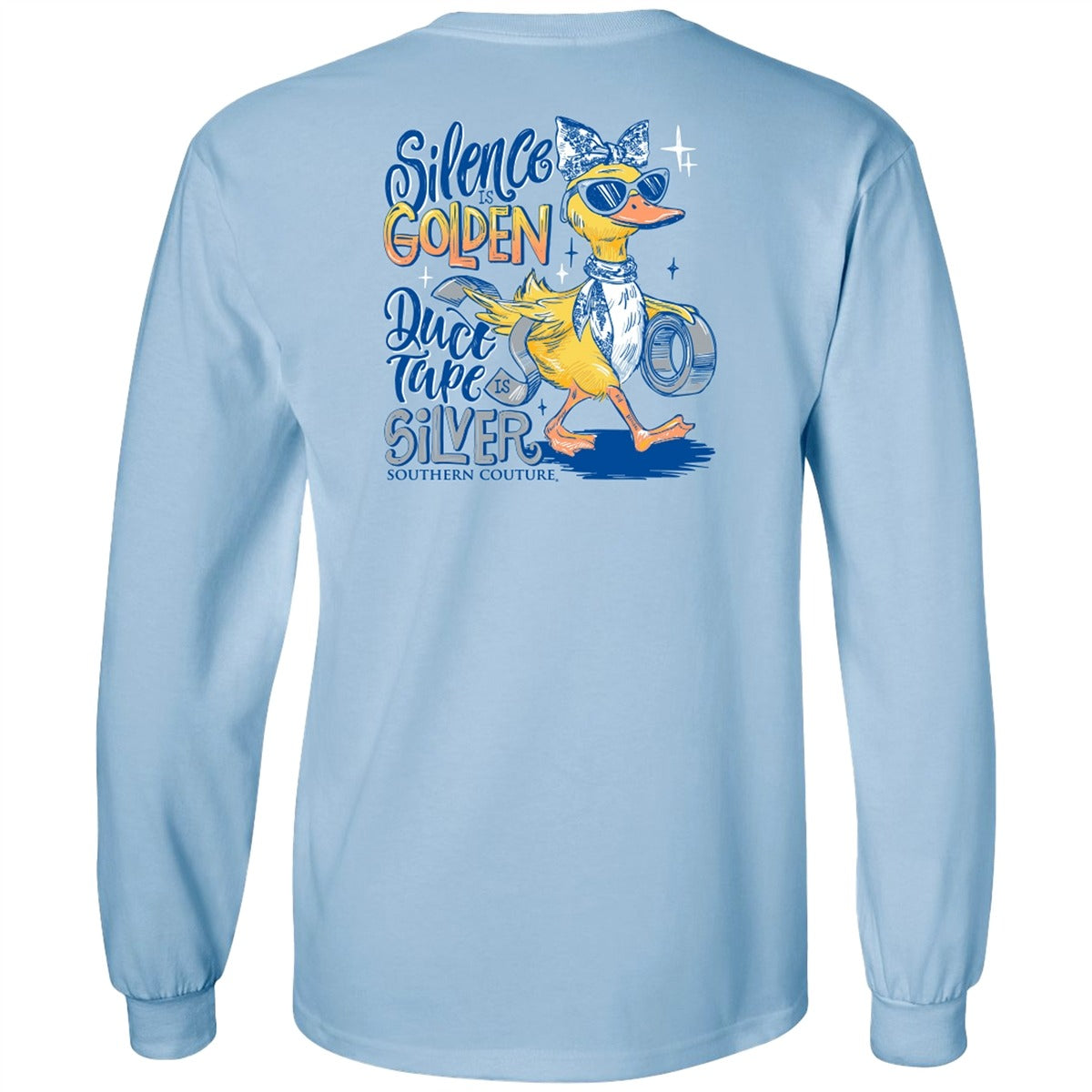 Southern Couture Classic Silence Is Golden Duck - Adult & Kids T-Shirts, Sweatshirts & Hoodies apparel design preview 2