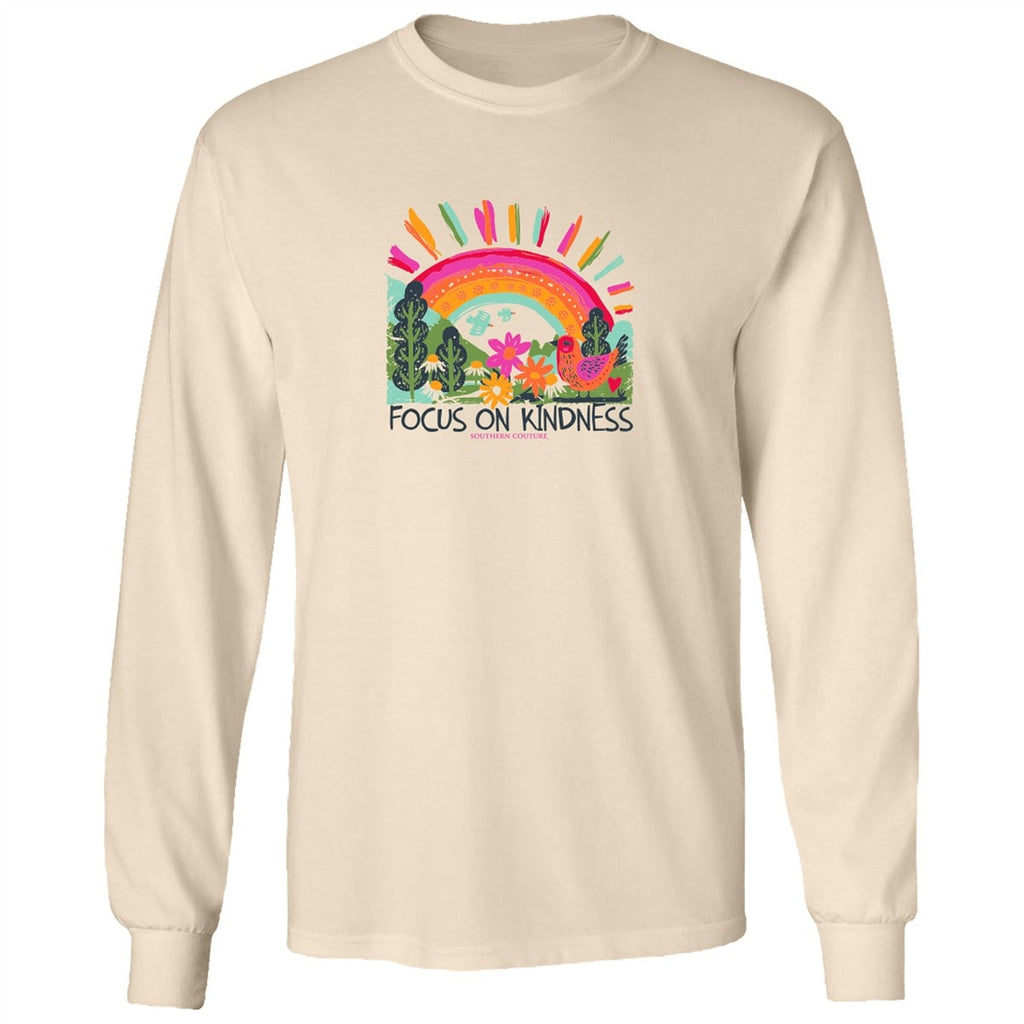 Southern Couture Focus On Kindness Comfort Colors - Adult & Kids T-Shirts, Sweatshirts & Hoodies apparel design preview 2