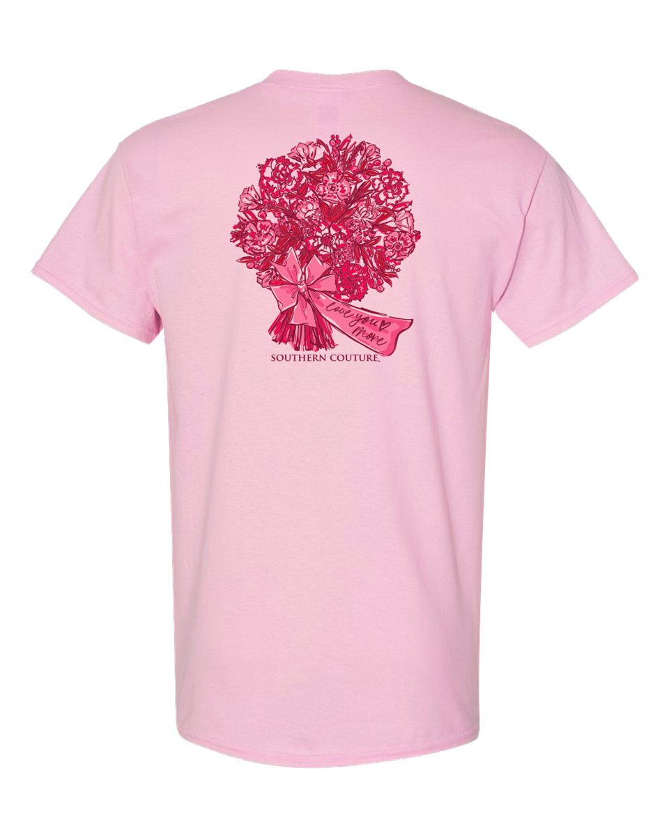 Southern Couture Classic Love You More Flowers - Adult & Kids T-Shirts, Sweatshirts & Hoodies apparel design preview 2