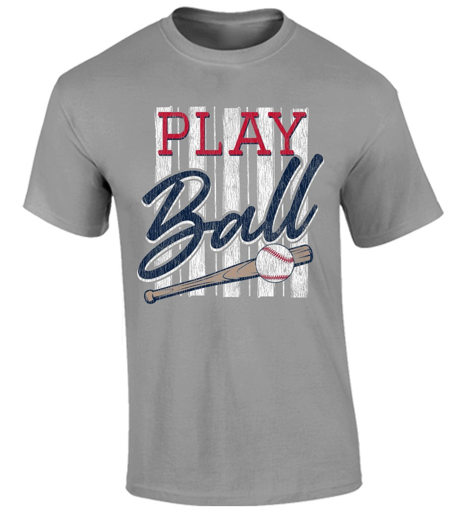 Southernology Baseball Play Ball Comfort Colors - Adult & Kids T-Shirts, Sweatshirts & Hoodies apparel design preview 2
