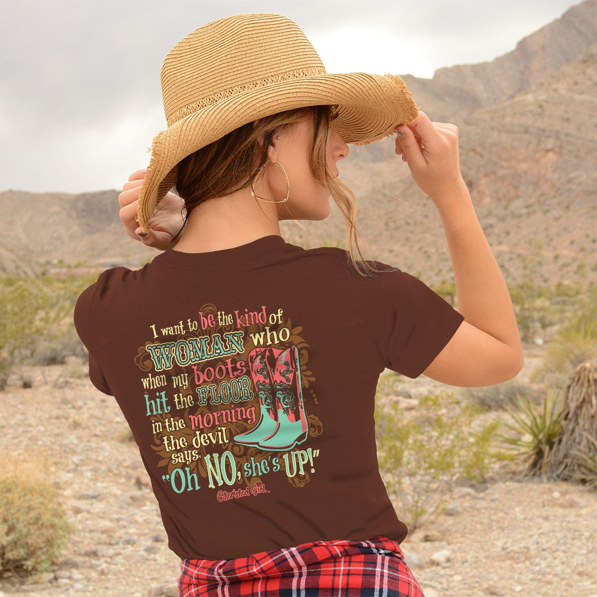 Cherished Girl Oh No Boots Country Faith - Adult & Kids T-Shirts, Sweatshirts & Hoodies apparel design preview 1