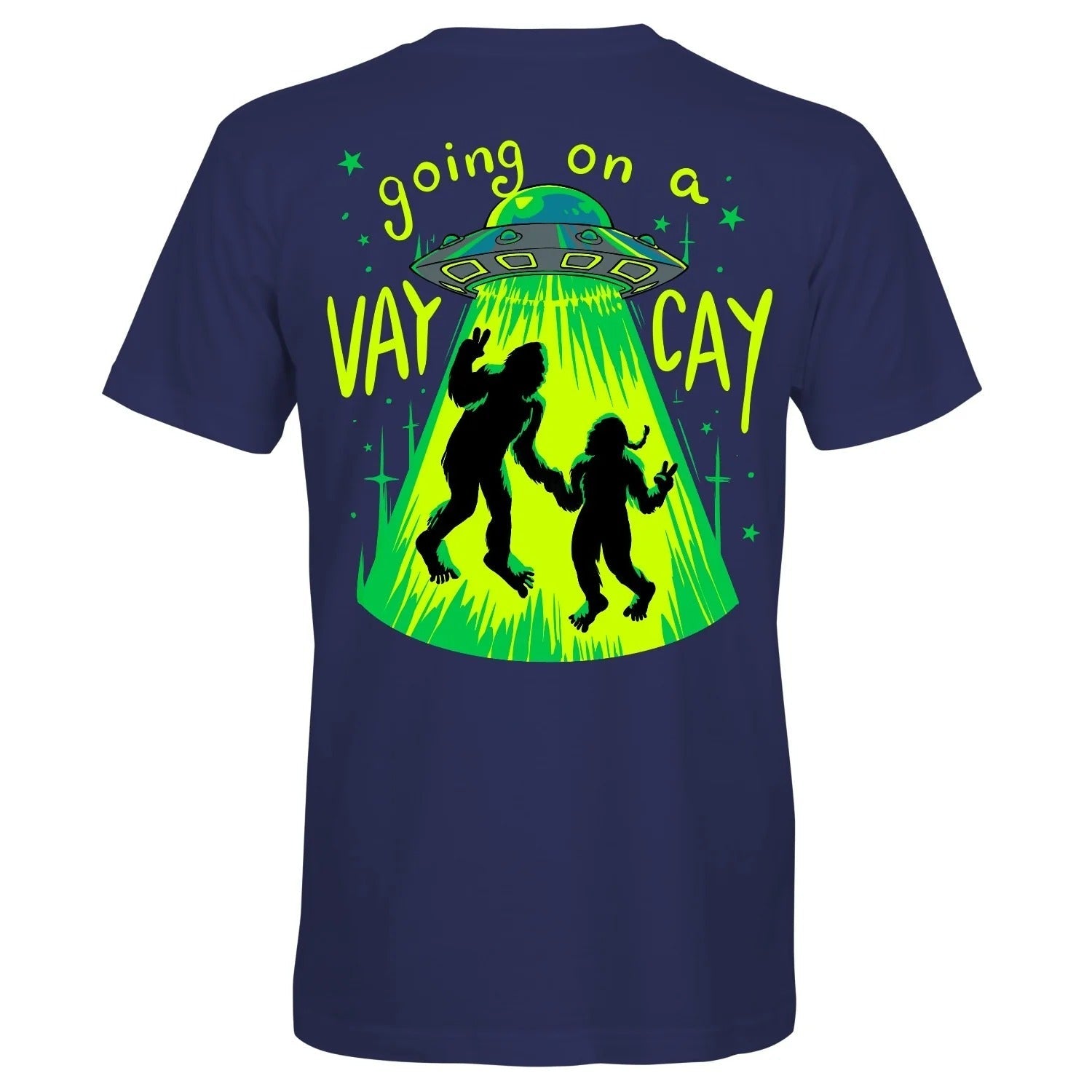 Southern Attitude Going on a Vaycay Bigfoot - Adult & Kids T-Shirts, Sweatshirts & Hoodies apparel design preview 2