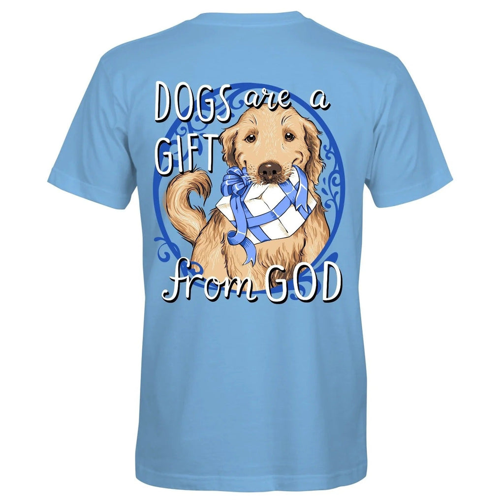Southern Attitude Dogs are a Gift from God - Adult & Kids T-Shirts, Sweatshirts & Hoodies apparel design preview 2