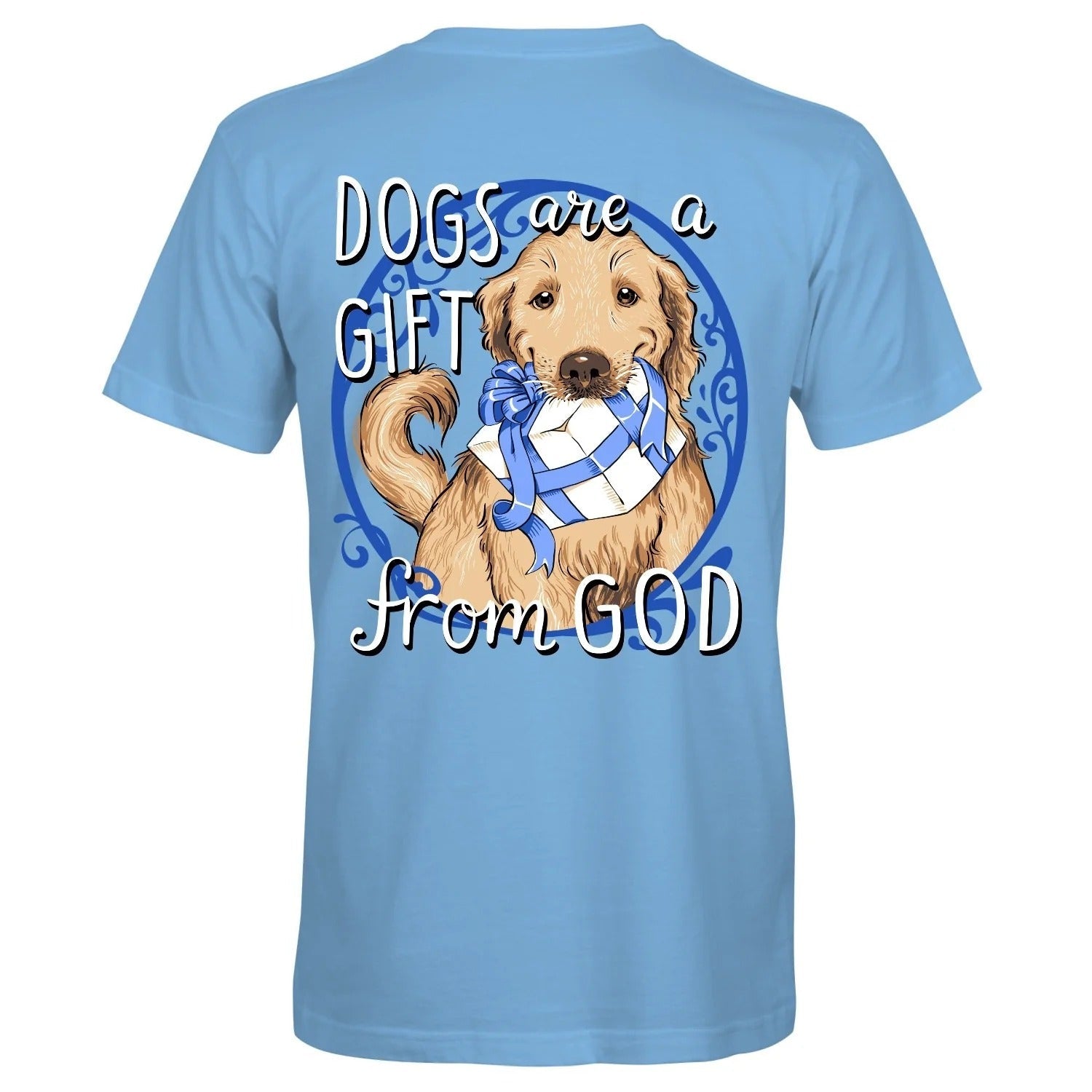 Southern Attitude Dogs are a Gift from God - Adult & Kids T-Shirts, Sweatshirts & Hoodies apparel design preview 2