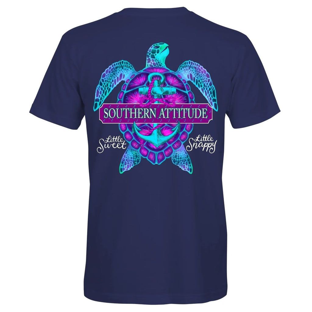 Southern Attitude New Snappy Turtle - Adult & Kids T-Shirts, Sweatshirts & Hoodies apparel design preview 2
