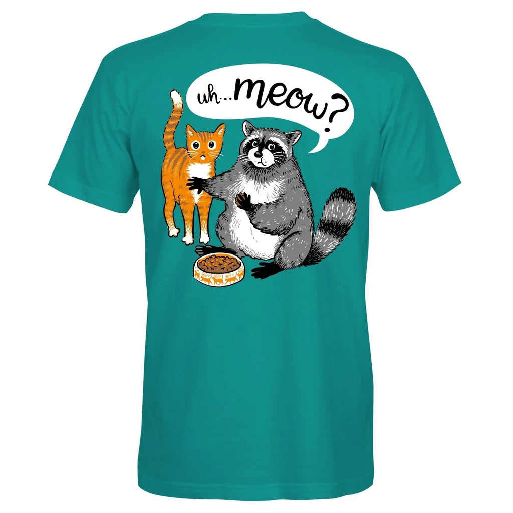 Southern Attitude Uh Meow Raccoon - Adult & Kids T-Shirts, Sweatshirts & Hoodies apparel design preview 2