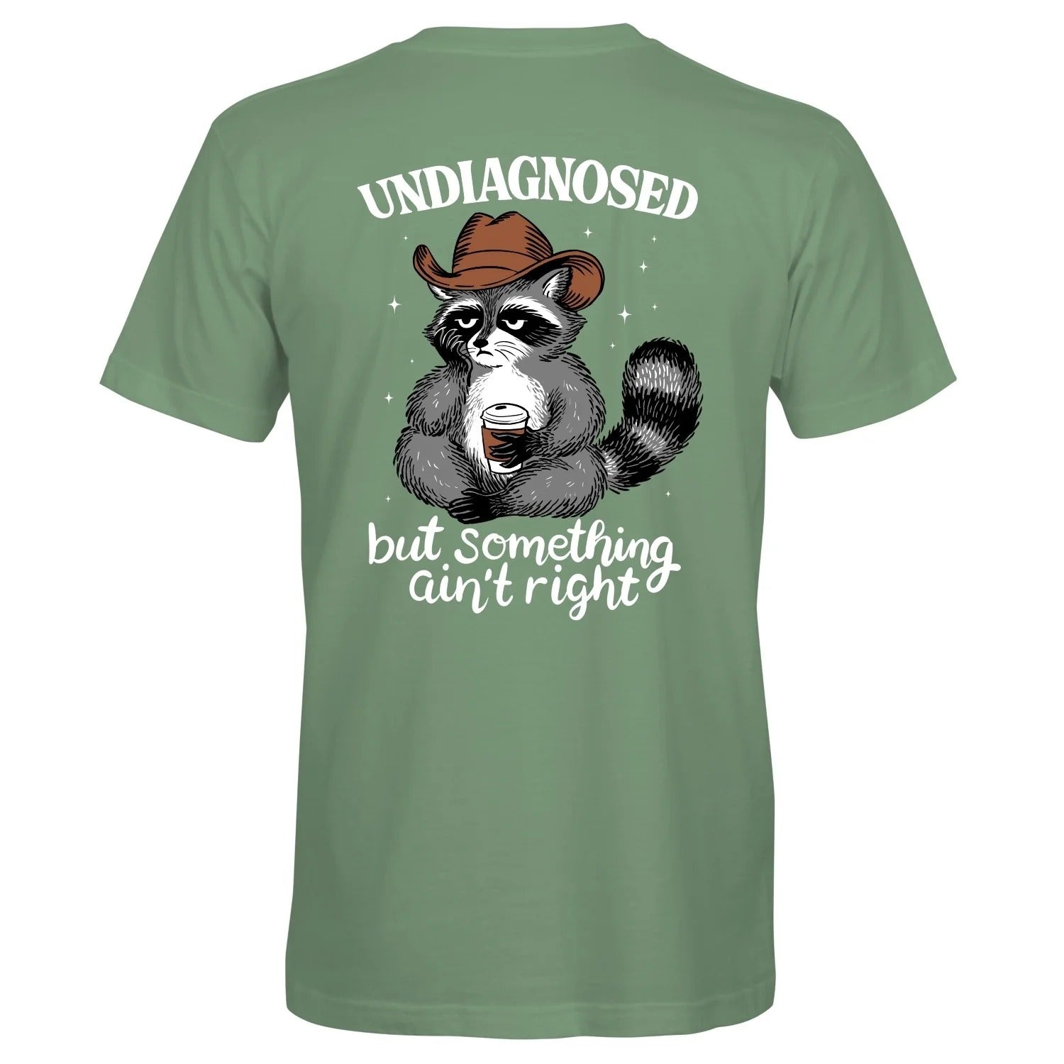 Southern Attitude Undiagnosed Raccoon - Adult & Kids T-Shirts, Sweatshirts & Hoodies apparel design preview 2