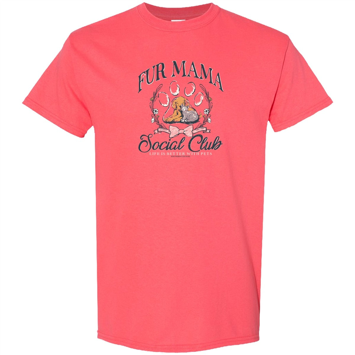 Southern Couture Soft Fur Mama Social Club - Adult & Kids T-Shirts, Sweatshirts & Hoodies apparel design preview 2