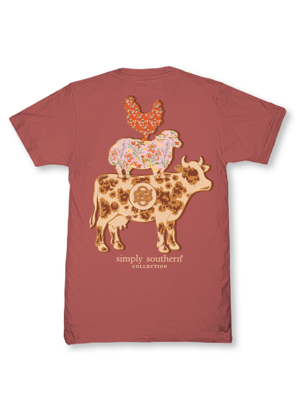 Simply Southern Farm Patterns Maple - Adult & Kids T-Shirts, Sweatshirts & Hoodies apparel design preview 2