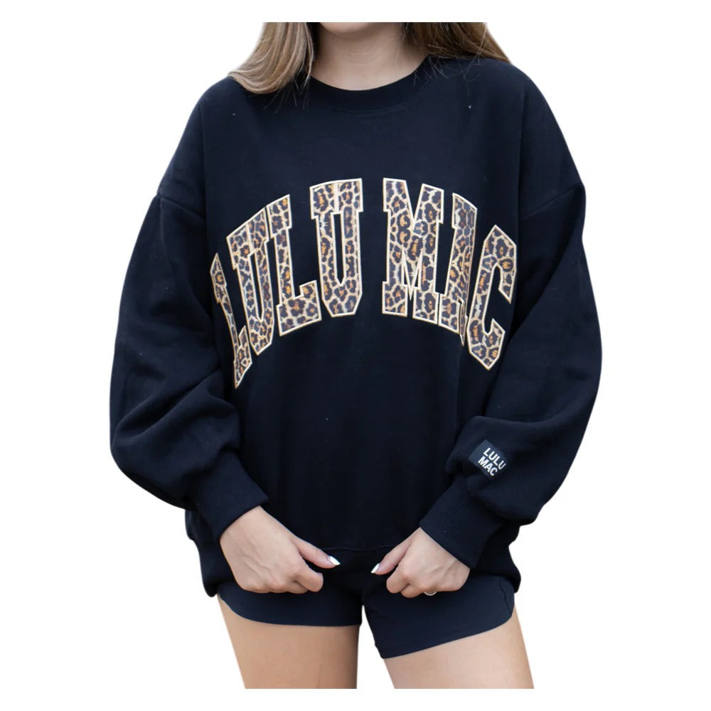 Girlie Girl Lulu Mac Leopard Cozy - Adult & Kids T-Shirts, Sweatshirts & Hoodies apparel design preview 2