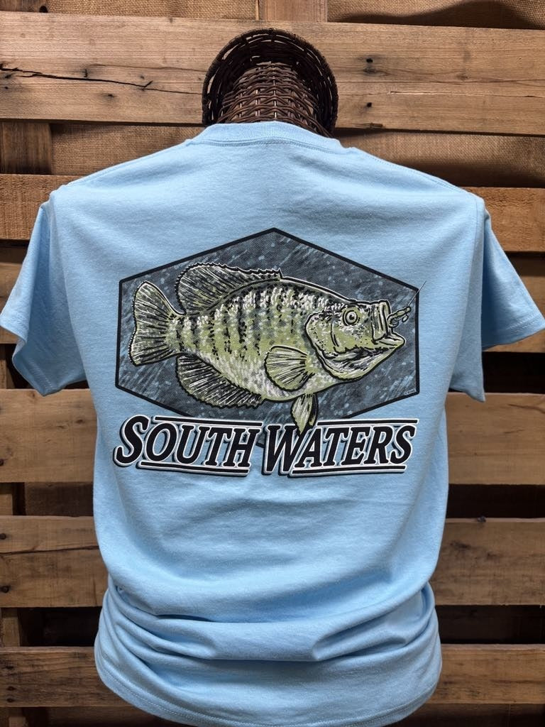 Backwoods South Waters Fishing Crappie - Adult & Kids T-Shirts, Sweatshirts & Hoodies apparel design preview 2