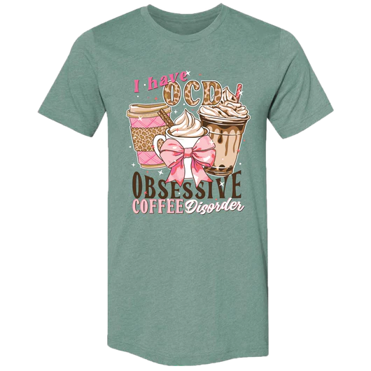 Girlie Girl Lulu Mac OCD Coffee Canvas - Adult & Kids T-Shirts, Sweatshirts & Hoodies apparel design preview 2
