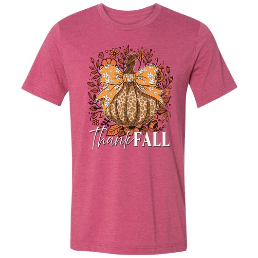 Girlie Girl Lulu Mac Pumpkin Flower Fall Canvas - Adult & Kids T-Shirts, Sweatshirts & Hoodies apparel design preview 2