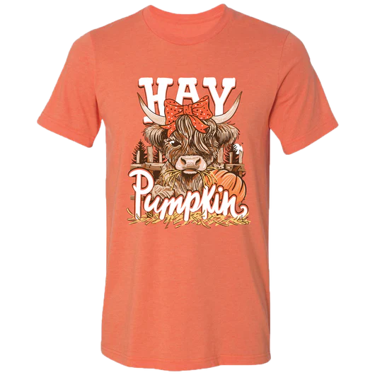 Girlie Girl Lulu Mac Hay Pumpkin Fall Canvas - Adult & Kids T-Shirts, Sweatshirts & Hoodies apparel design preview 2