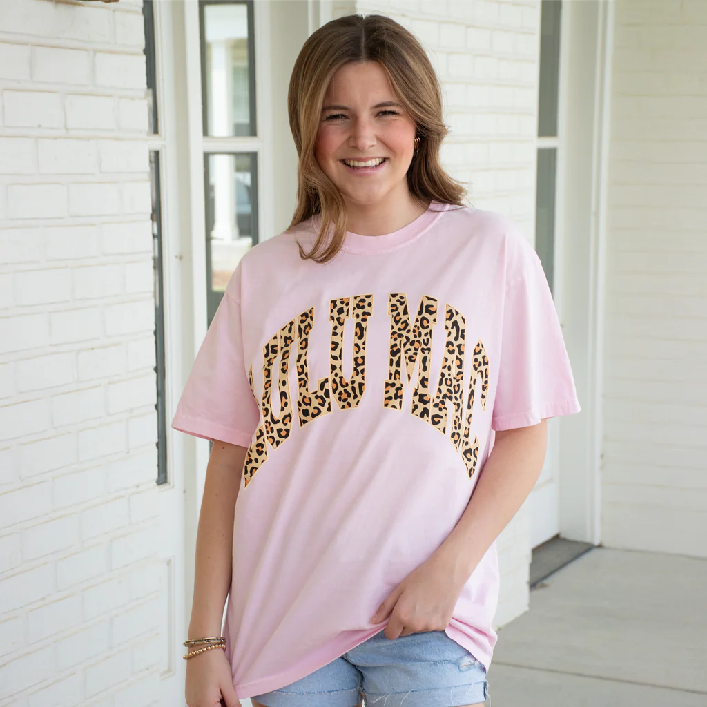 Girlie Girl Lulu Mac Leopard Comfort Colors - Adult & Kids T-Shirts, Sweatshirts & Hoodies apparel design preview 2
