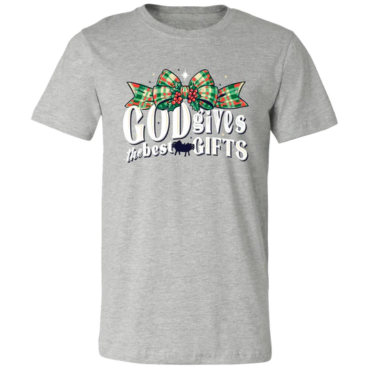 Girlie Girl Lulu Mac God Gives Gifts Holiday Canvas - Adult & Kids T-Shirts, Sweatshirts & Hoodies apparel design preview 2