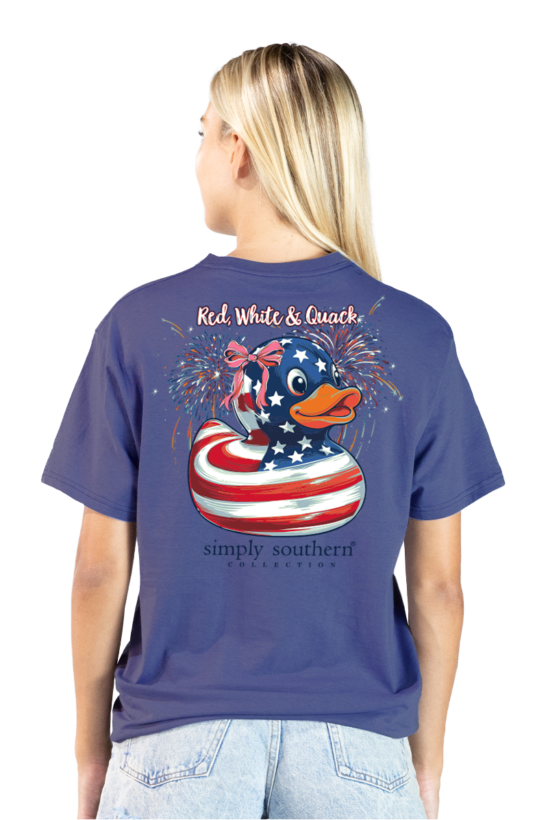 Simply Southern USA Duck Quack Bali - Adult & Kids T-Shirts, Sweatshirts & Hoodies apparel design preview 2