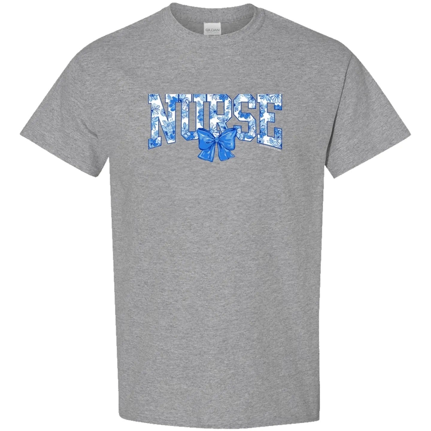 Southern Couture Soft Nurse With Bow - Adult & Kids T-Shirts, Sweatshirts & Hoodies apparel design preview 2