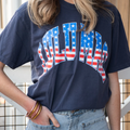 Girlie Girl Lulu Mac USA Stars Comfort Colors - Adult & Kids T-Shirts, Sweatshirts & Hoodies apparel design preview 1