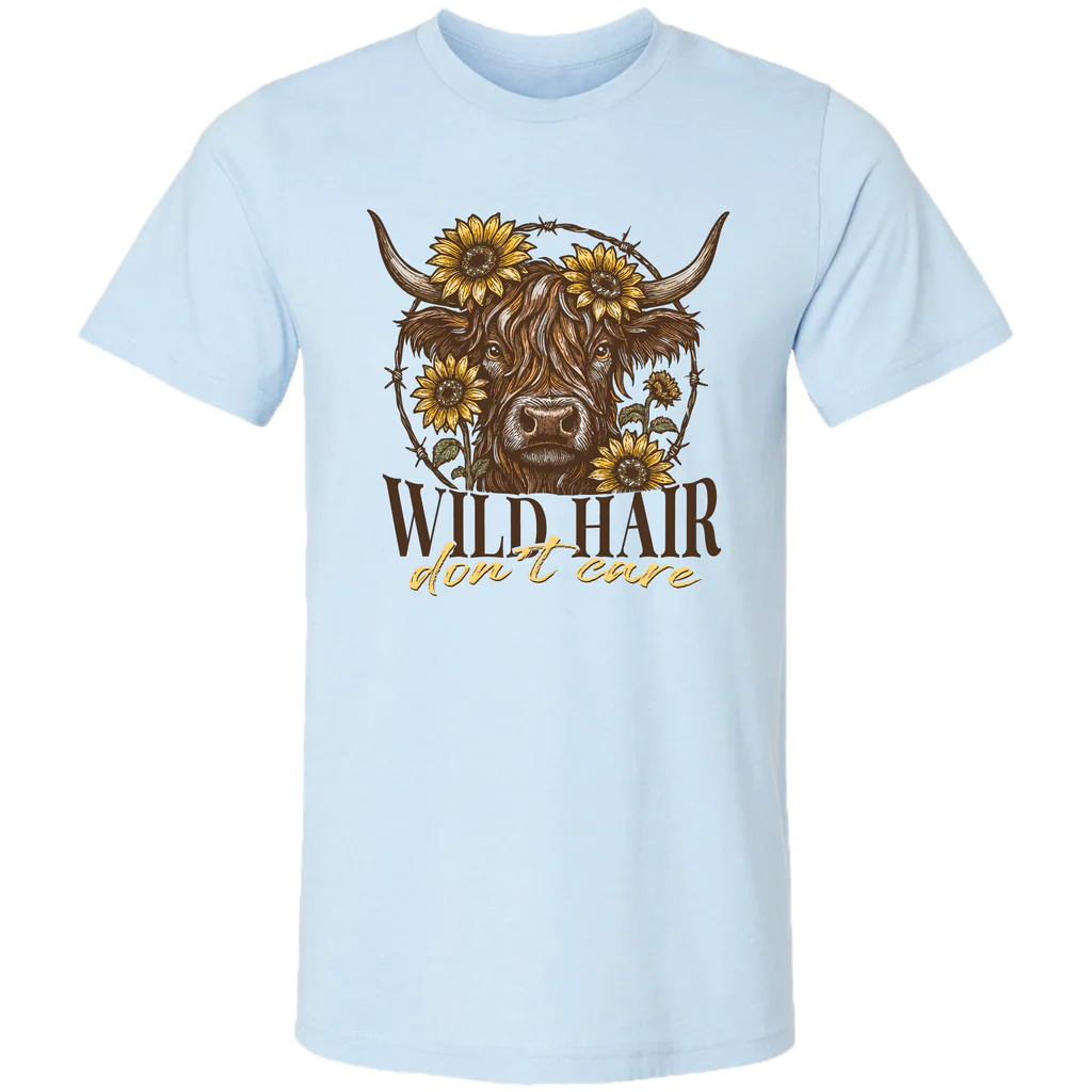 Girlie Girl Lulu Mac Wild Hair Cow Canvas - Adult & Kids T-Shirts, Sweatshirts & Hoodies apparel design preview 2
