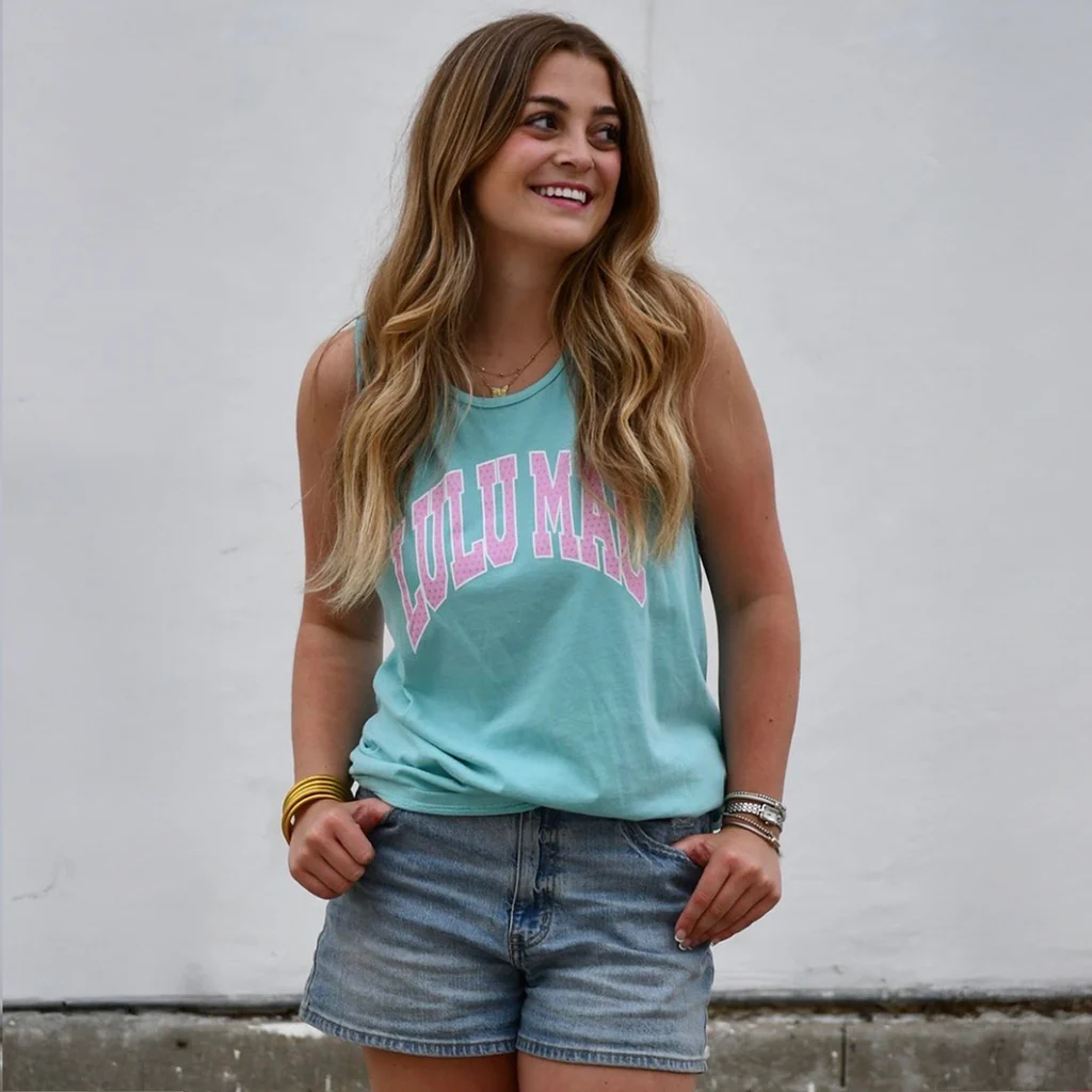 Girlie Girl Lulu Mac Polka Dot Comfort Colors Tank - Adult & Kids T-Shirts, Sweatshirts & Hoodies apparel design preview 2