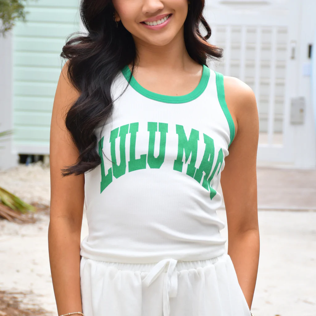 Girlie Girl Lulu Mac Classic Logo Fitted Tank Top - Adult & Kids T-Shirts, Sweatshirts & Hoodies apparel design preview 2
