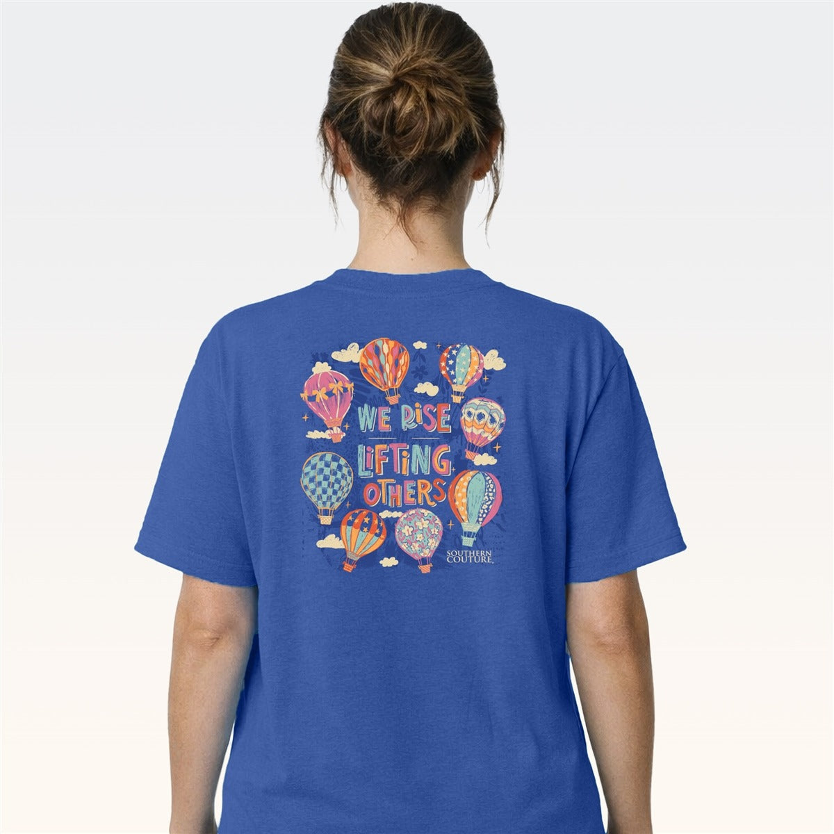 Southern Couture Classic We Rise Balloons Royal - Adult & Kids T-Shirts, Sweatshirts & Hoodies apparel design preview 2