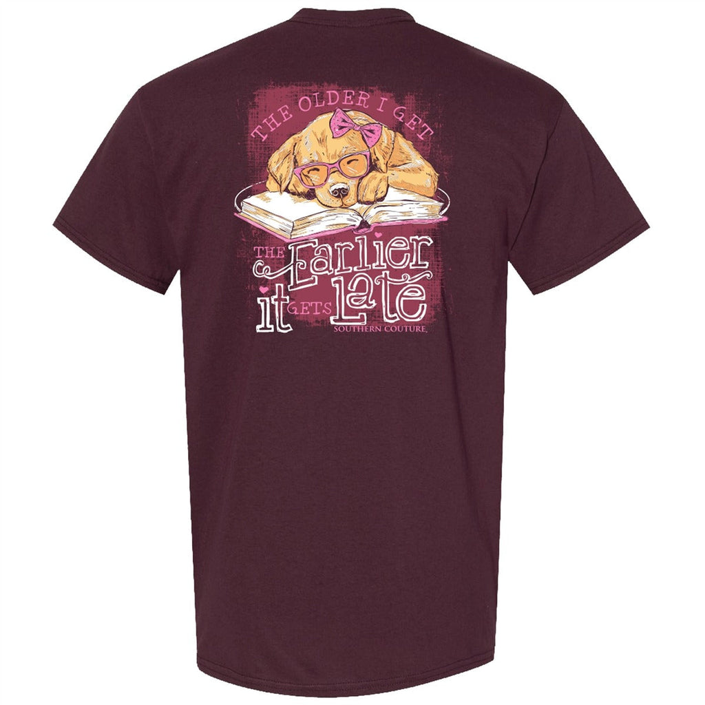 Southern Couture Classic Early Late Puppy - Adult & Kids T-Shirts, Sweatshirts & Hoodies apparel design preview 2