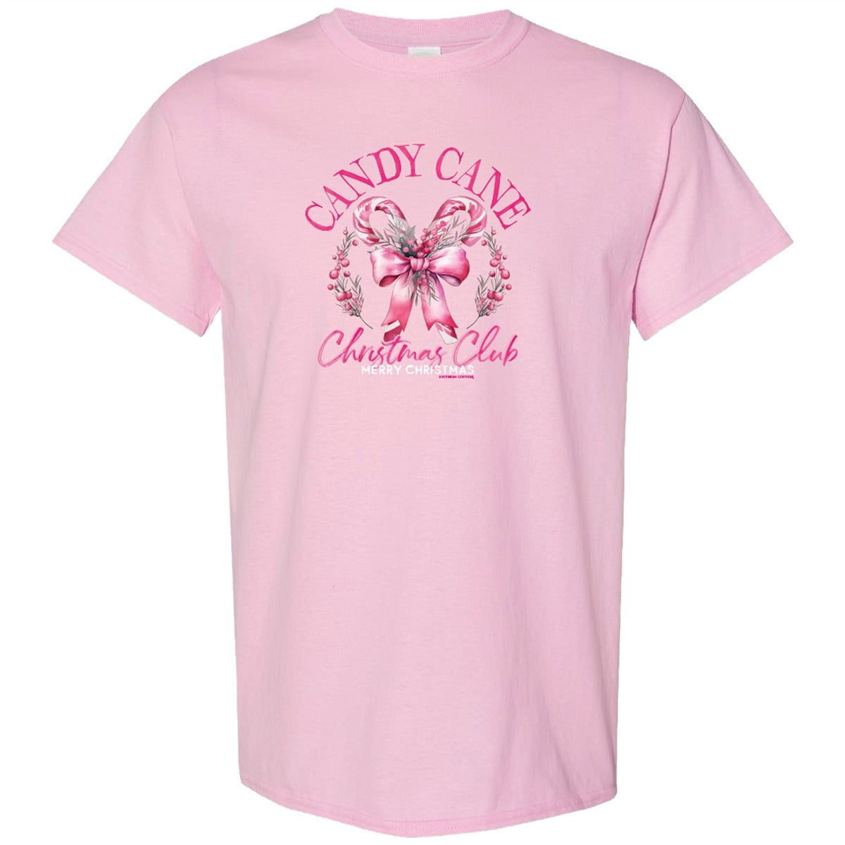 Southern Couture Soft Candy Cane Christmas Club - Adult & Kids T-Shirts, Sweatshirts & Hoodies apparel design preview 2