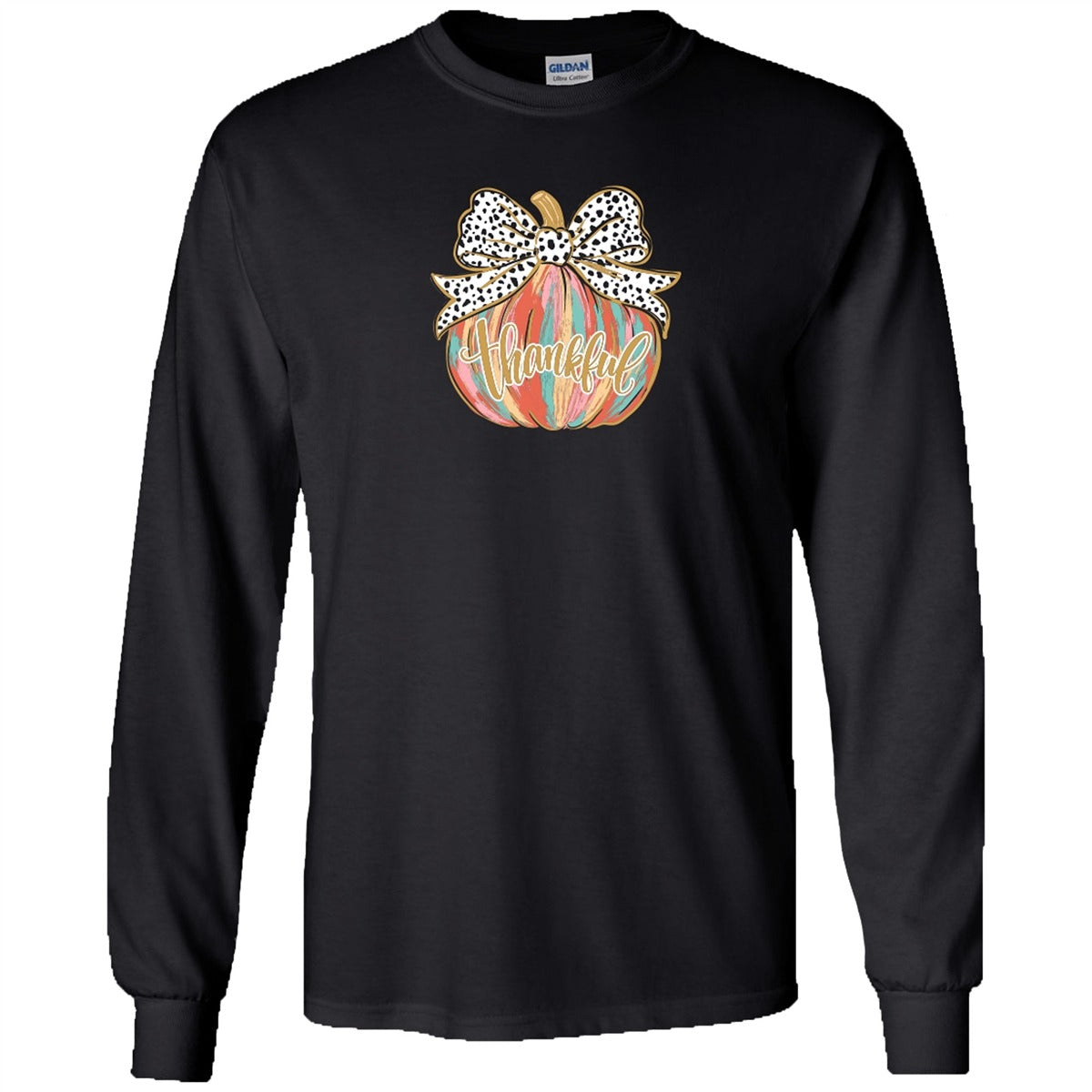Southern Couture Soft Painted Pumpkin Fall - Adult & Kids T-Shirts, Sweatshirts & Hoodies apparel design preview 2