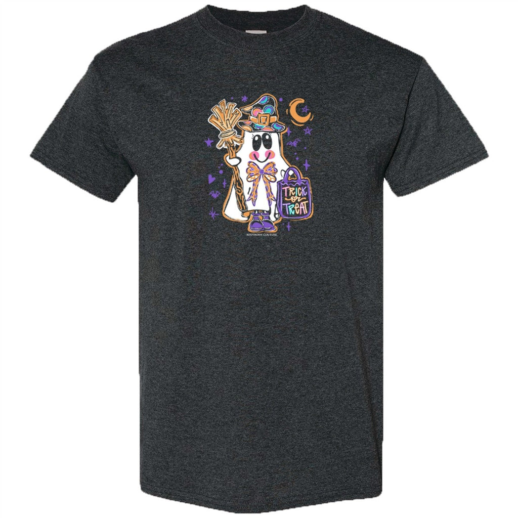 Southern Couture Soft Trick Or Treat Ghost Fall - Adult & Kids T-Shirts, Sweatshirts & Hoodies apparel design preview 2