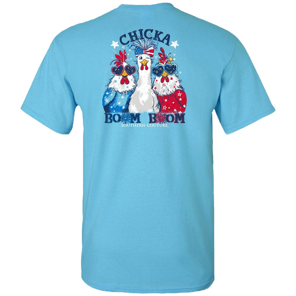 Southern Couture Classic Chica Boom USA - Adult & Kids T-Shirts, Sweatshirts & Hoodies apparel design preview 2