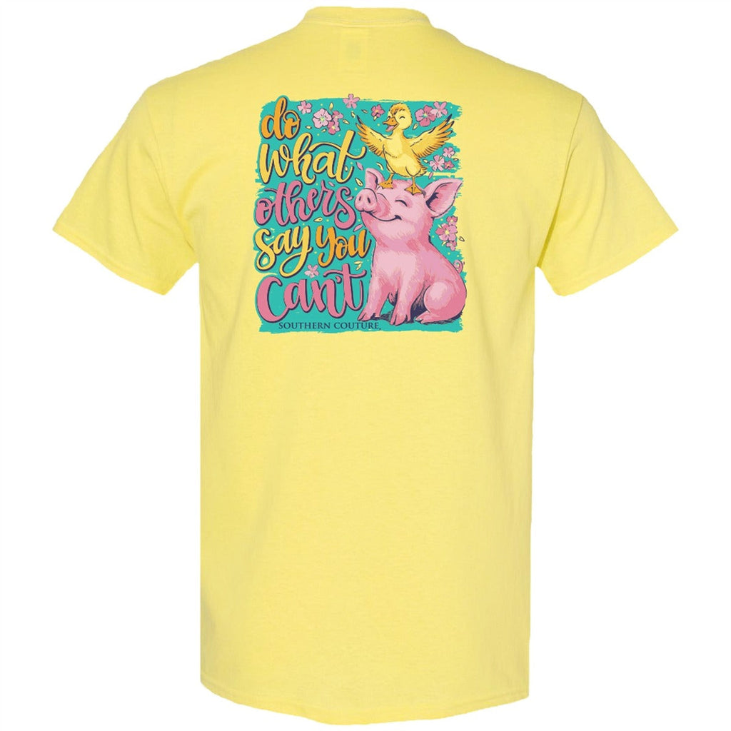 Southern Couture Classic Do What Others Say Pig - Adult & Kids T-Shirts, Sweatshirts & Hoodies apparel design preview 2