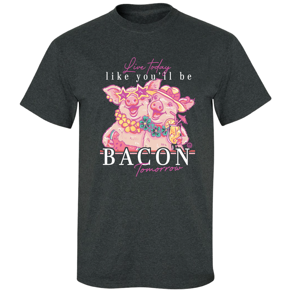 Girlie Girl Originals Bacon Tomorrow Pigs - Adult & Kids T-Shirts, Sweatshirts & Hoodies apparel design preview 2