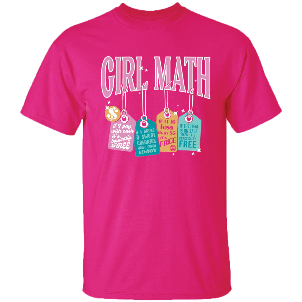 Girlie Girl Originals Math - Adult & Kids T-Shirts, Sweatshirts & Hoodies apparel design preview 2